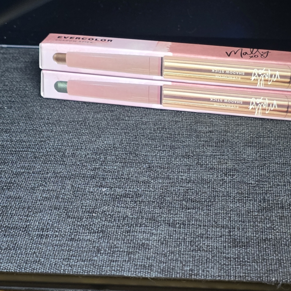 Mally Beauty Evercolor Shadow Stick X2- Foxy Shimmer, and Emerald Shimmer
